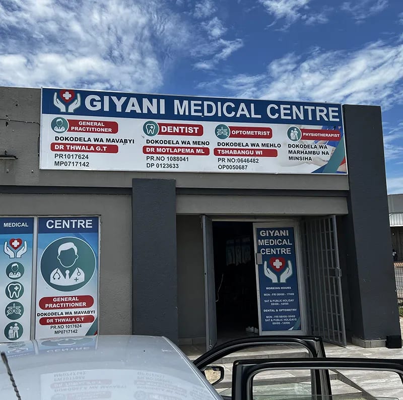 contact GIYANI Dr KE Kabala Contact Giyani Medical Centre